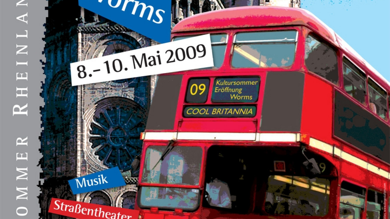 Broschüre zur Eröffnung des Kultursommers 2009 "Cool Britannia"