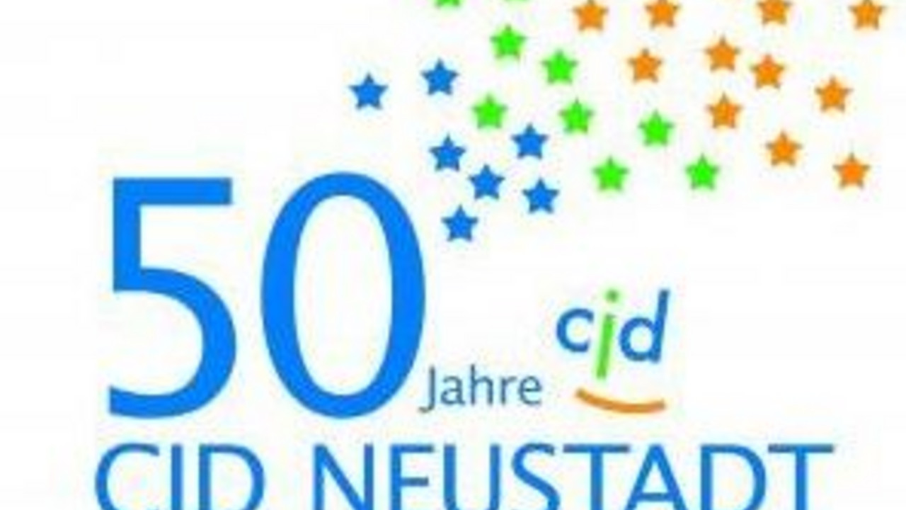 Logo 50 Jahre CJD Neustadt; Bild: CJD Neustadt