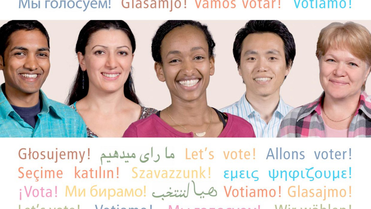 Plakat für die Beiratswahl