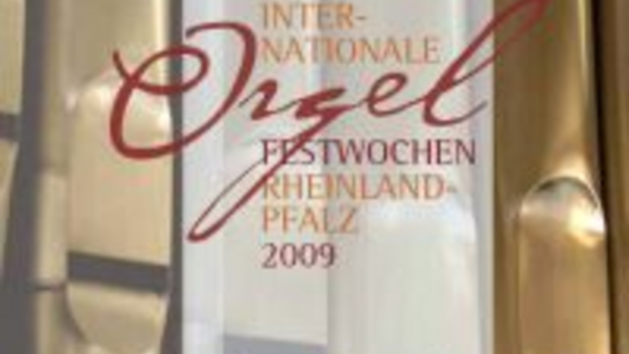 Orgelfestwochen; Teilansicht Broschüre