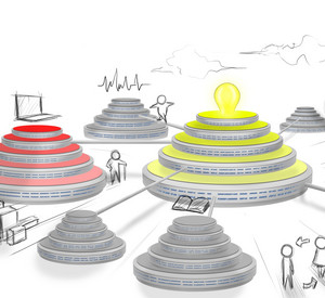 Grafik zum Ideewettbewerb; Bild: Innovationskraftwerk