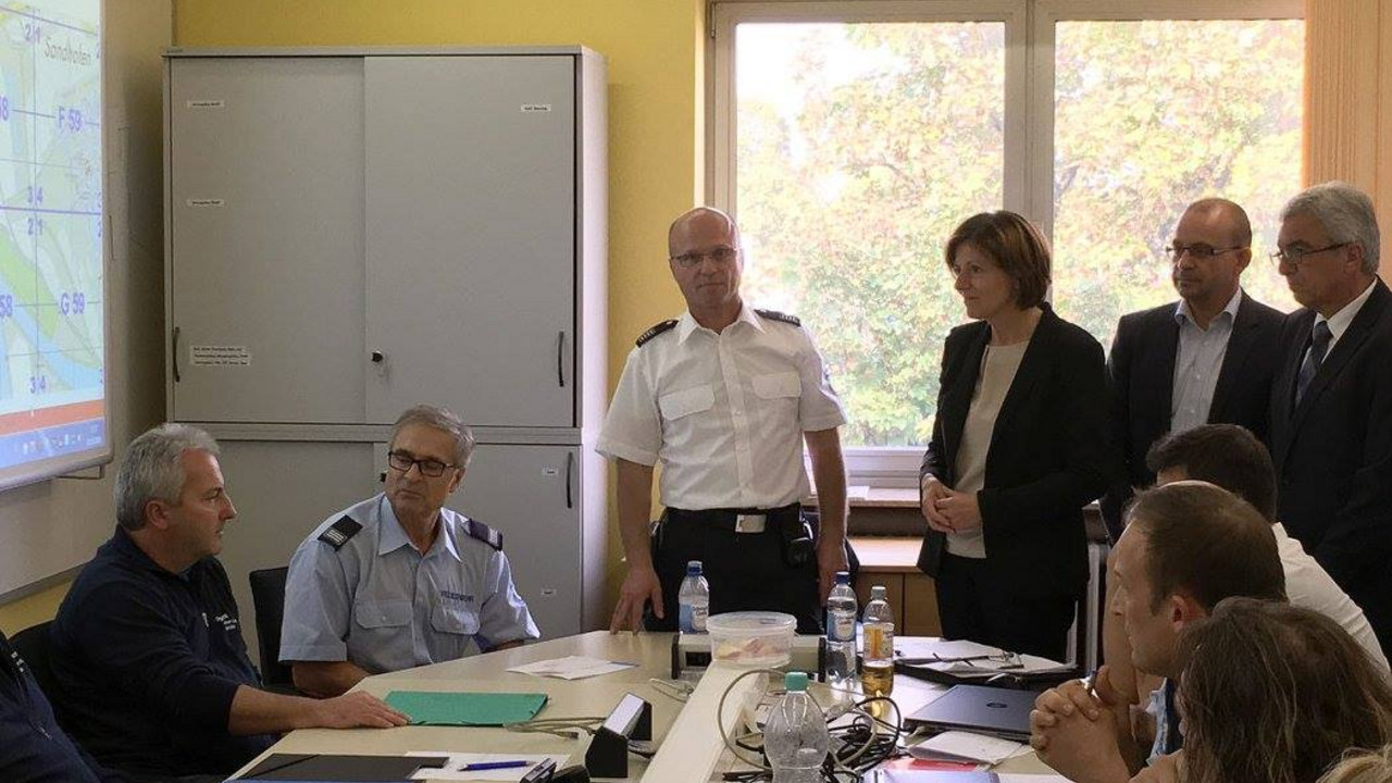 Information in Ludwigshafen vor Ort