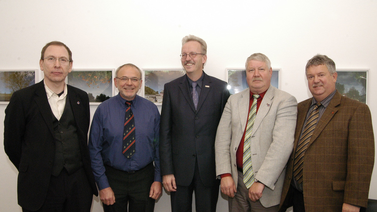 Treffen mit Vertretern des Unabhängigen Luxemburgischen Gewerkschaftsbundes und des Deutschen Gewerkschaftsbundes; Bild: Wolf