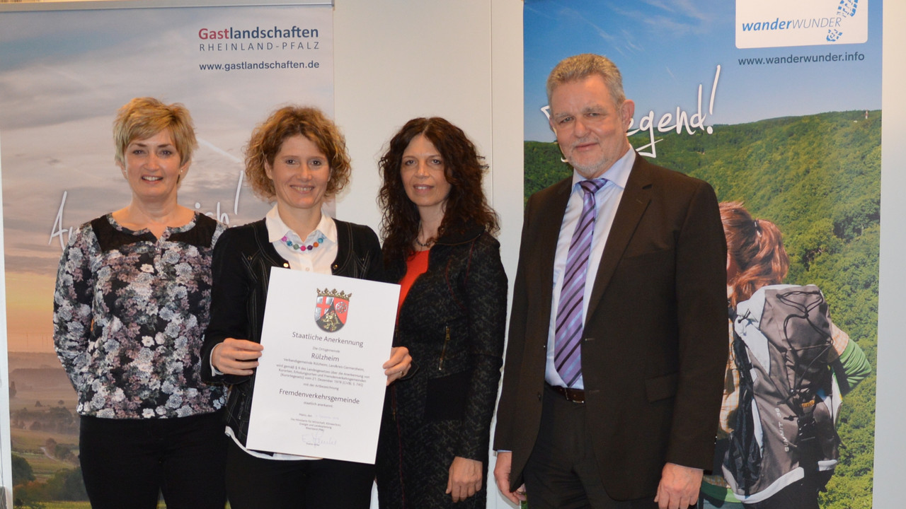 Urkunde für die Gemeinde Rülzheim