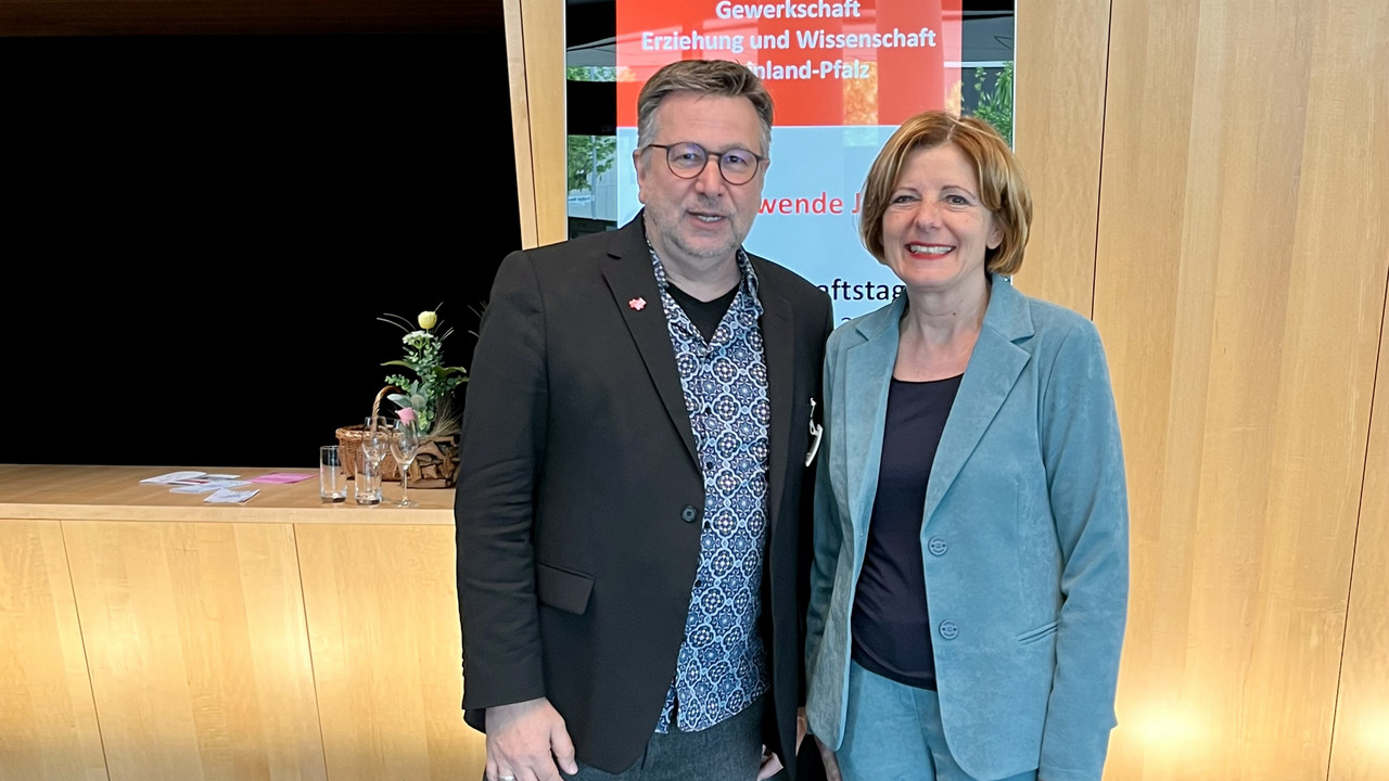 Klaus-Peter Hammer und Malu Dreyer
