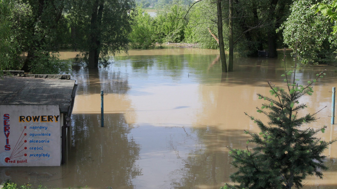 Hochwasser in Polen; Bild: dpa