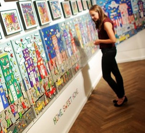 James Rizzi Ausstellung in Mainz; Bild: dpa