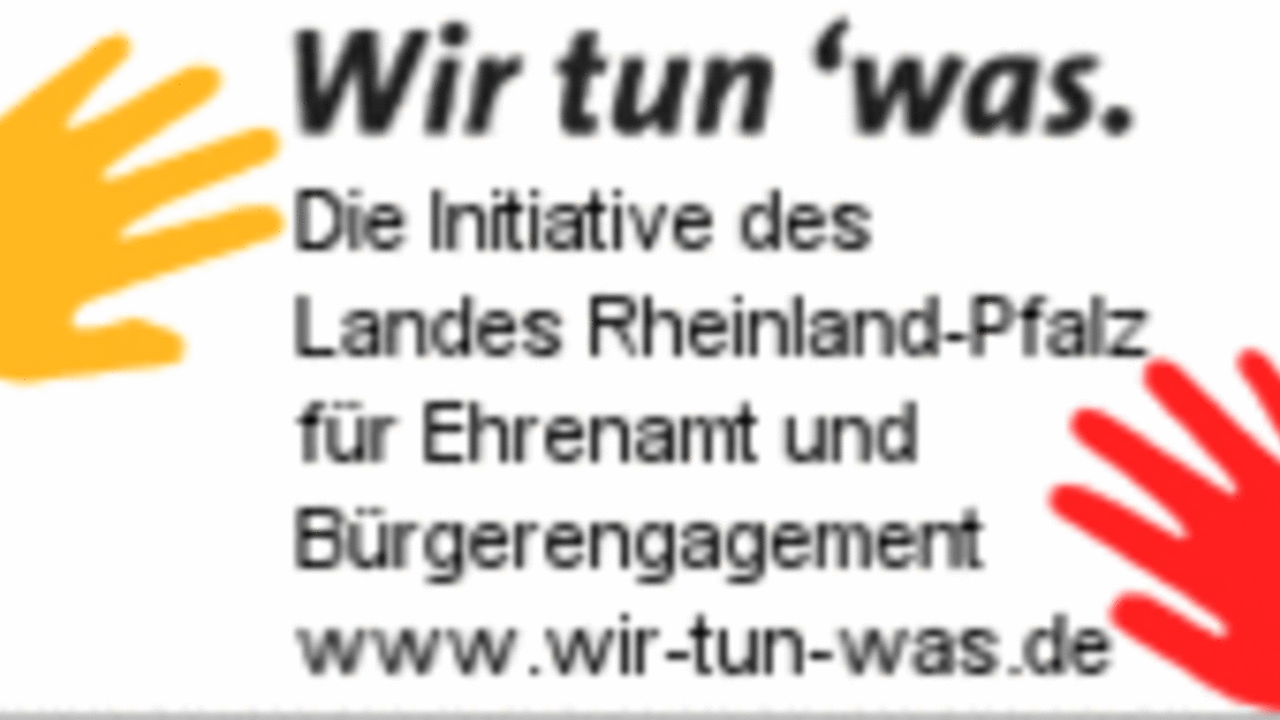 Logo der Landesinitiative „Wir tun 'was"; Bild: rlp-Archiv