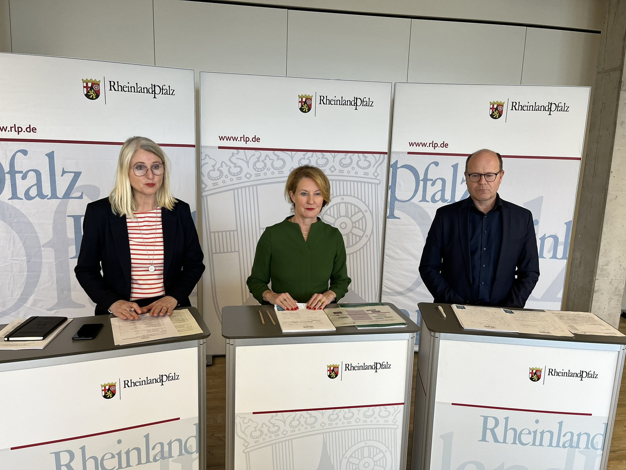 Die rheinland-pfälzischen Medienstaatssekretärin Heike Raab, Koordinatorin der Rundfunkkommission, stellt in einer Pressekonferenz die Ergebnisse der Klausurtagung der Rundfunkkommission vor.