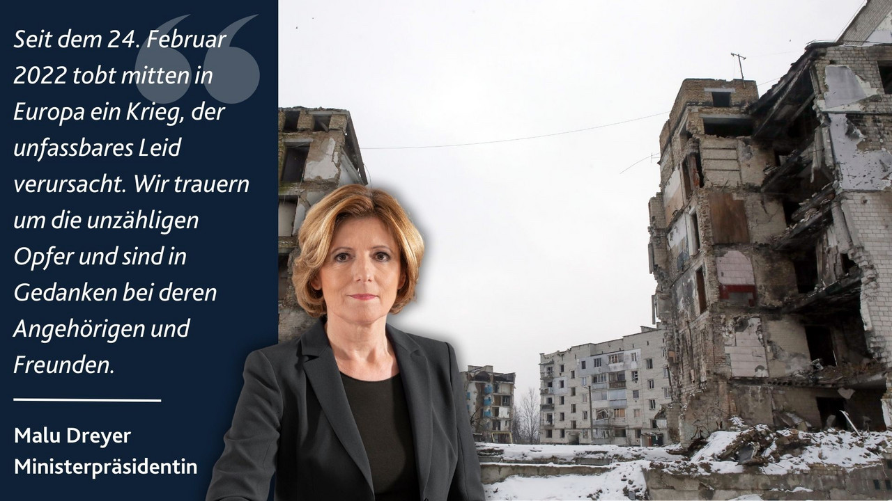 2. Jahrestag russischer Überfall auf die Ukraine