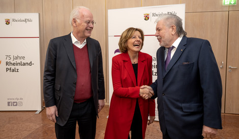 Vier Ministerpräsidenten blicken zurück auf 75 Jahre Rheinland-Pfalz