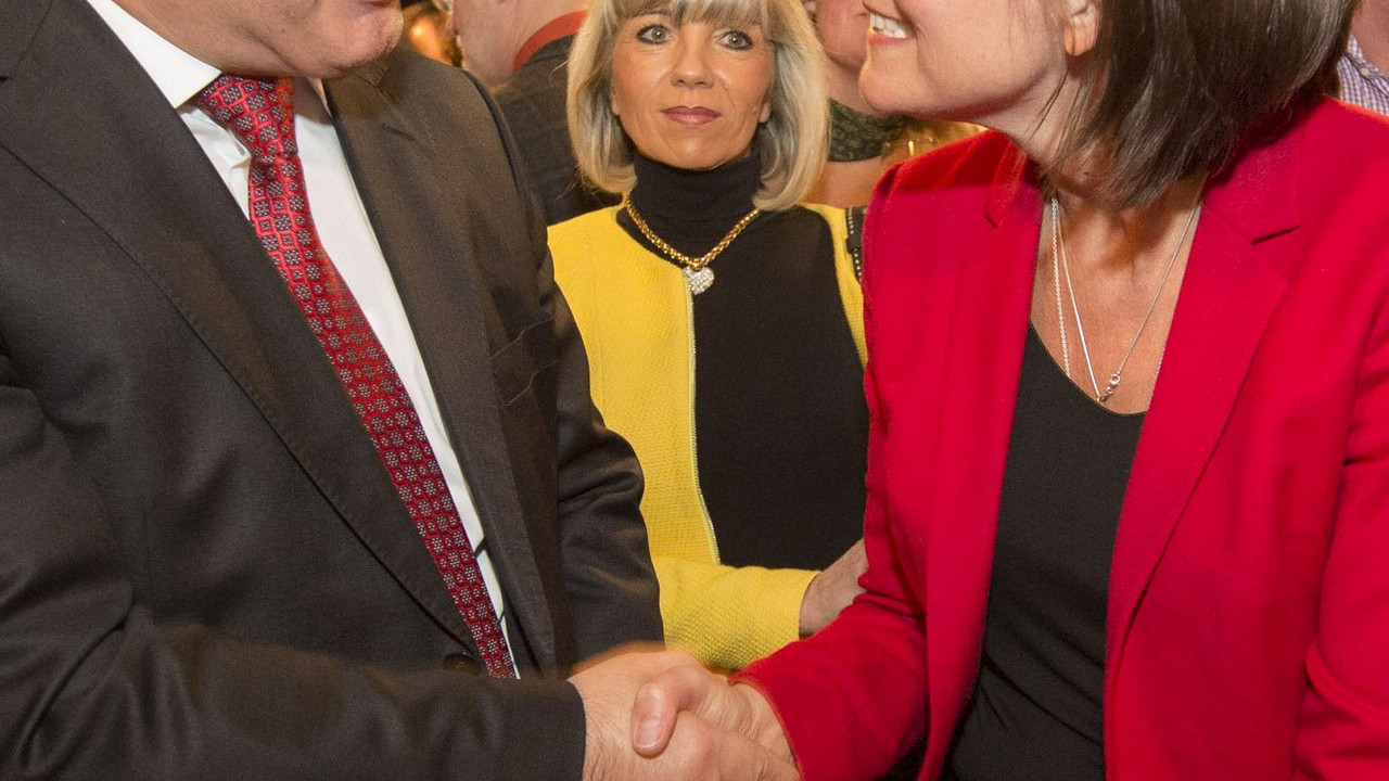 Ministerpräsidentin Malu Dreyer beim Bürgerempfang in Herrenhof; Bild: Voß / © Staatskanzlei Rheinland-Pfalz