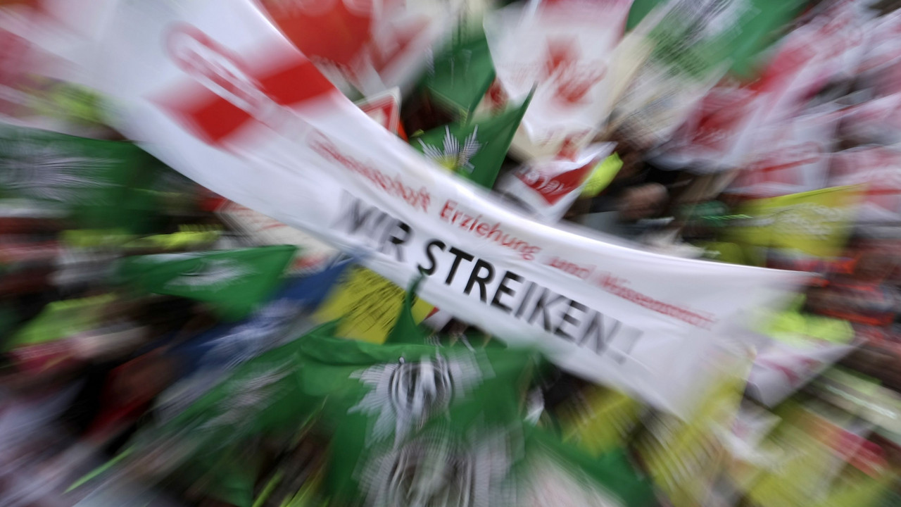 Streik; Bild: dpa