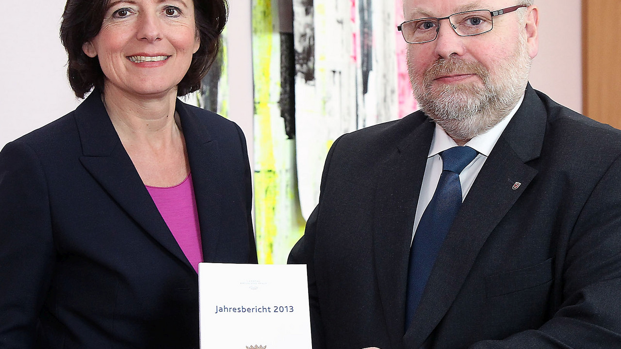 Dreyer und Burgard; Bild: Stefan Sämmer / © Staatskanzlei rlp
