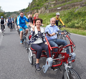 Ministerpräsidentin Malu Dreyer mit Ehemann Klaus Jensen beim Erlebnistag Happy Mosel