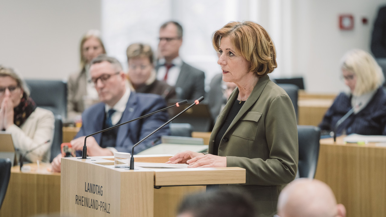 Malu Dreyer Landtag RLP