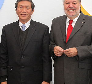 Ministerpräsident Beck empfängt vietnamesische Delegation; Bild: Sämmer