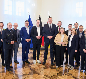 Gespräch Landesregierung mit den Kommunalen Spitzenverbänden.