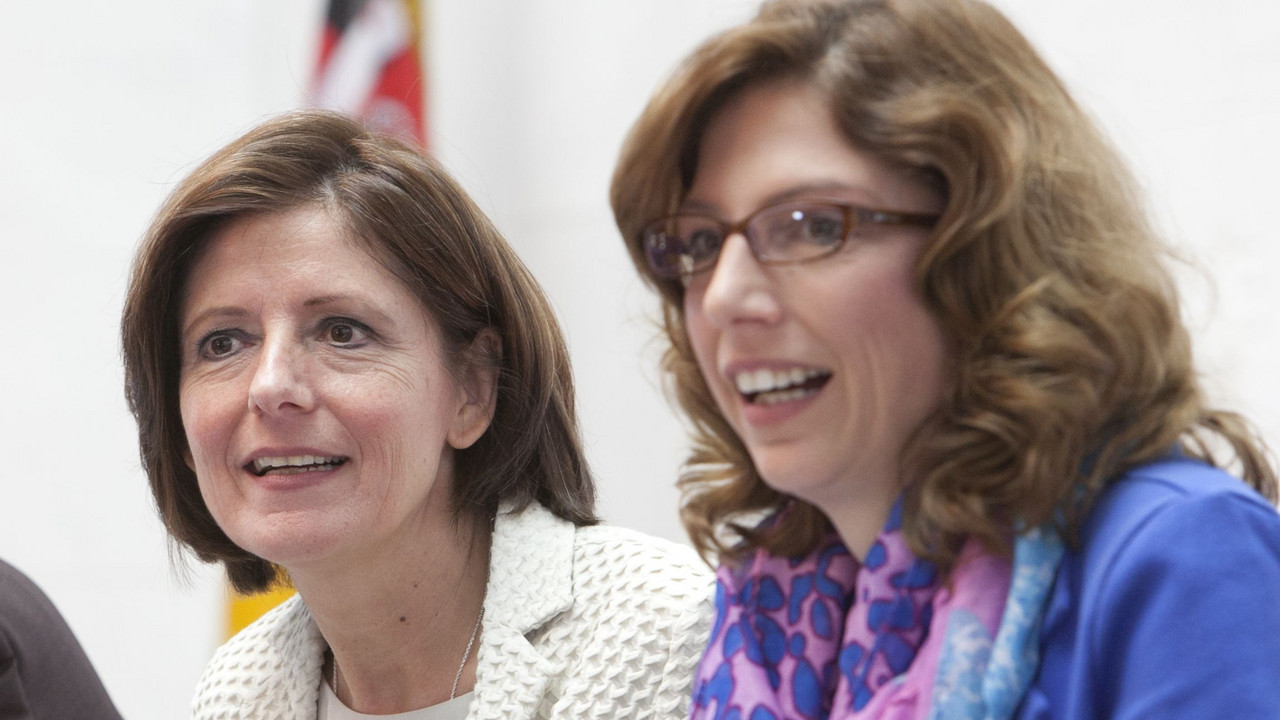 Ministerpräsidentin Malu Dreyer und Ministerin Sabine Bätzing-Lichtenthäler