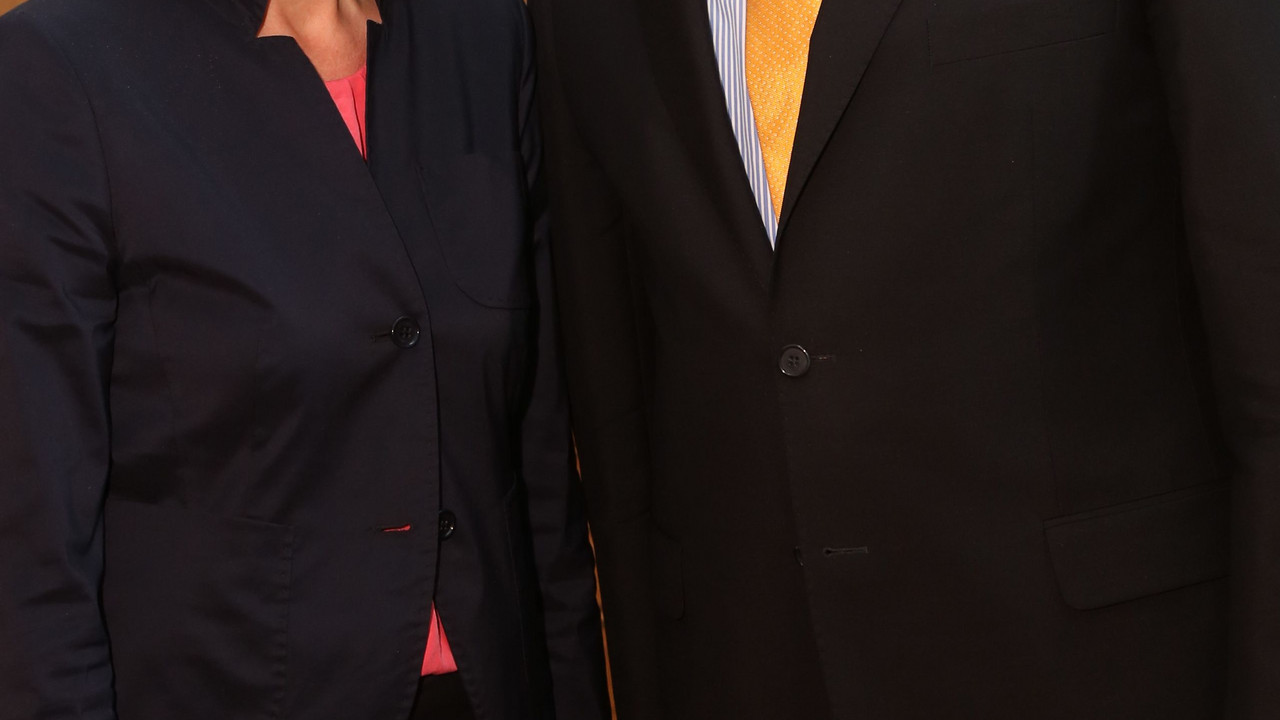 Ministerpräsidentin Malu Dreyer und Dr. Meinolf Gerstkamp; Bild: Stefan Sämmer / © Staatskanzlei