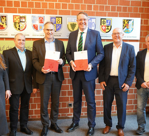Bescheidübergabe Breitband Landau