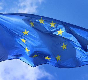 Flagge der Europäischen Union.