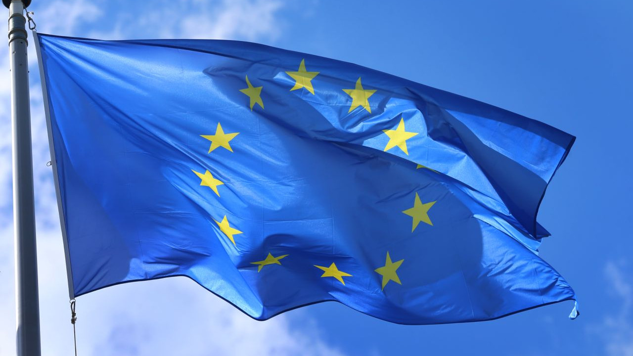 Flagge der Europäischen Union.