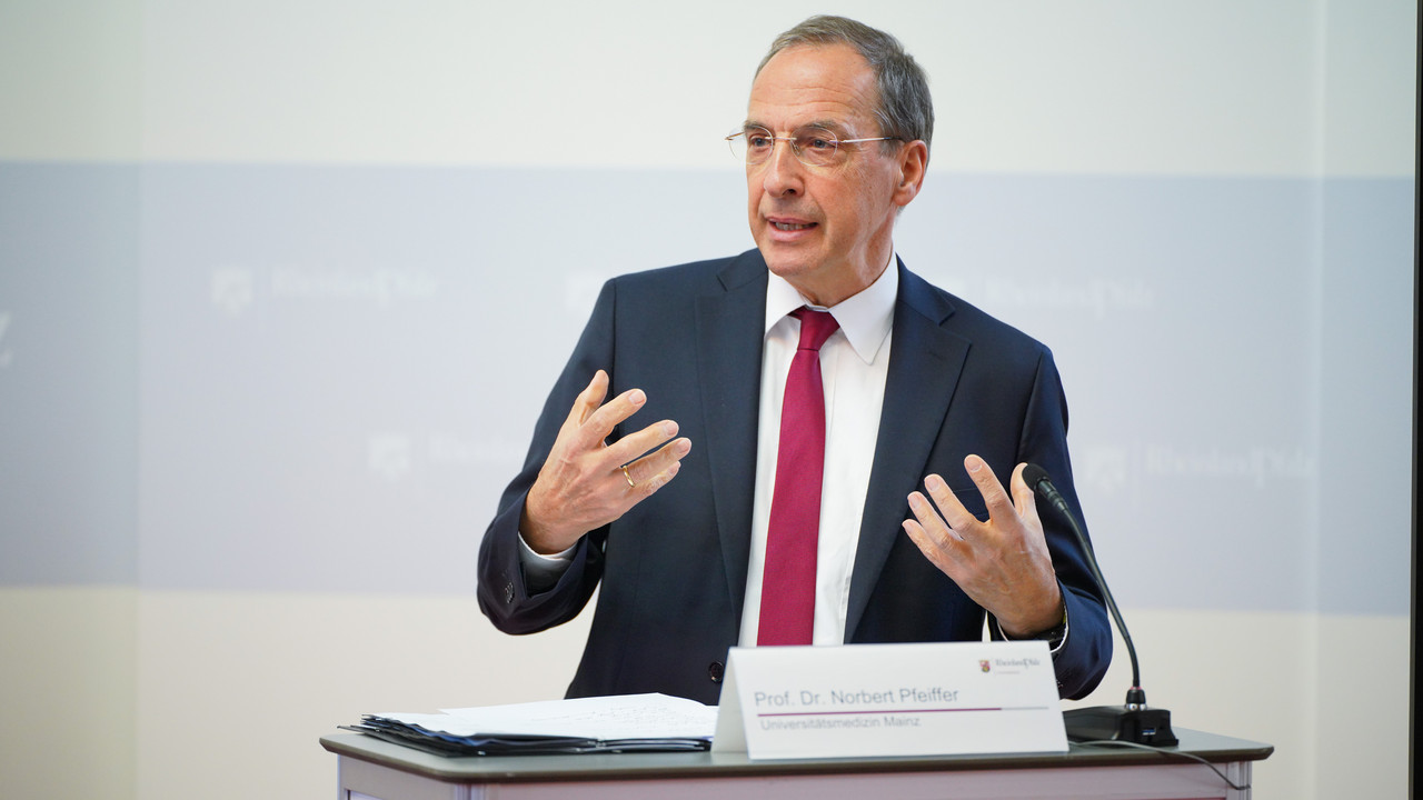Vorstandsvorsitzenden und medizinischen Vorstand der Universitätsmedizin Mainz, Prof. Dr. Norbert Pfeiffer