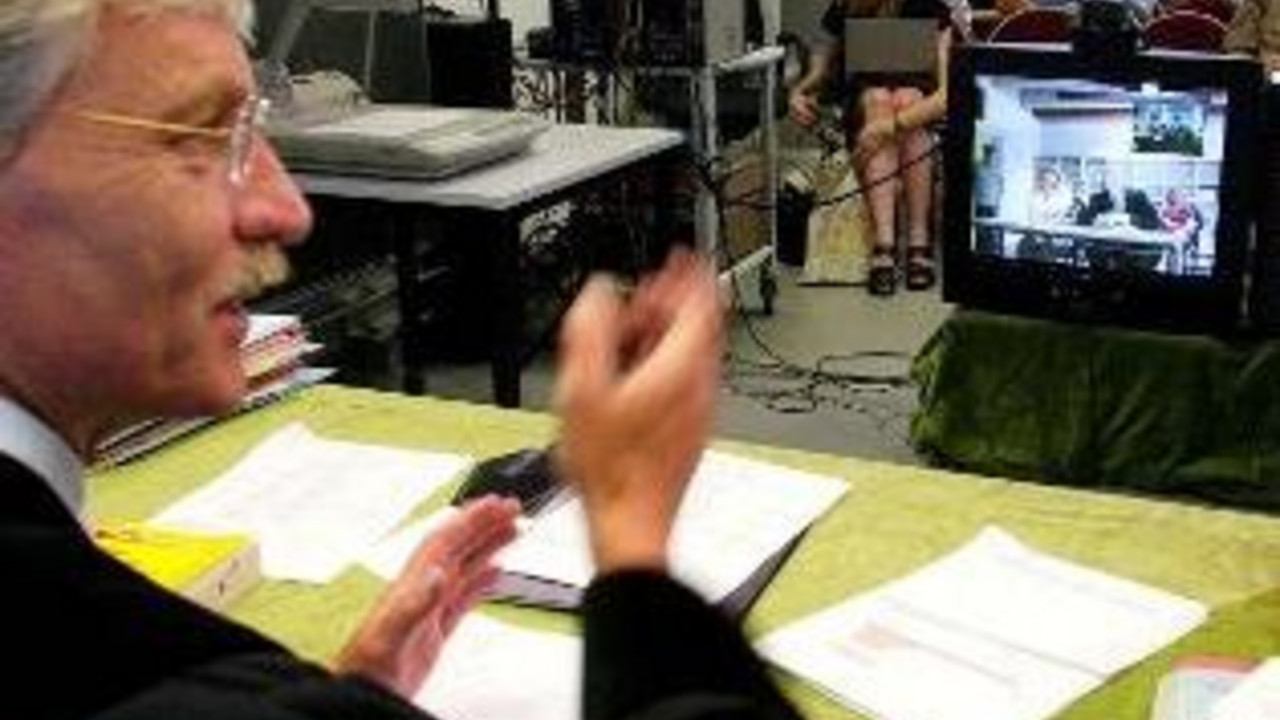 Videokonferenz am Gericht; Bild: dpa