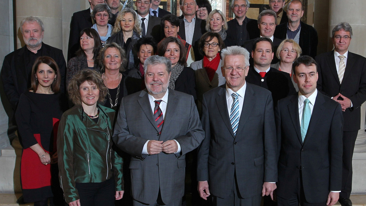 Gemeinsame Kabinettssitzung; Quelle: Staatsministerium Baden-Württemberg