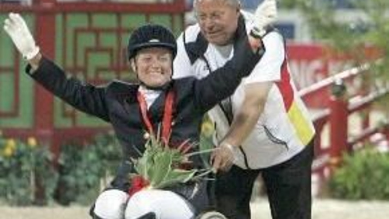 Dressurreiterin Hannelore Brenner; Bild: dpa