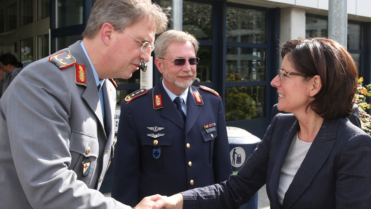 Ministerpräsidentin Dreyer besucht das Bundeswehrzentralkrankenhaus; Bild: Thomas Frey