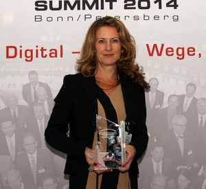 Innenstaatssekretärin Heike Raab bei der Verleihung des Preises; Bild: Vogel IT-Medien GmbH / Alexander Konrad