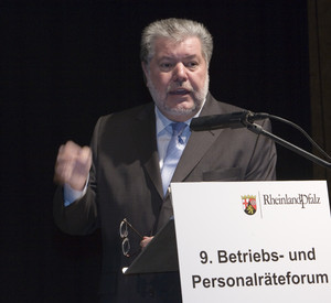Ministerpräsident Kurt Beck; Bild: Pipprich