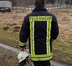 Feuerwehrmann im Einsatz; Bild: dpa