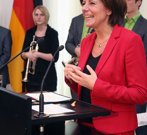 Ministerpräsidentin Malu Dreyer beim Bürgerempfang; Bild: Sämmer / © Staatskanzlei RLP