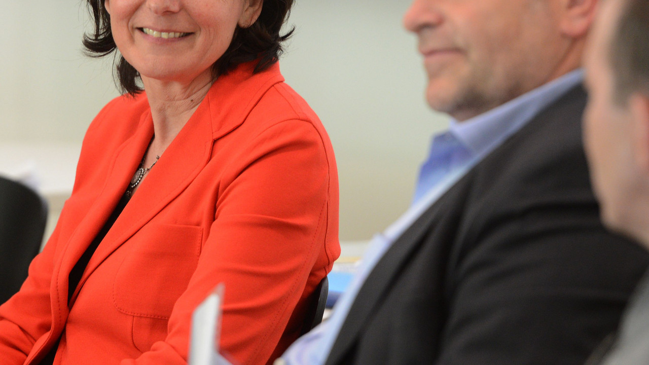 Ministerpräsidentin Malu Dreyer bei ihrem ersten regionalen Personal- und Betriebsräteforum in Trier; Bilder: Harald Tittel / © Staatskanzlei