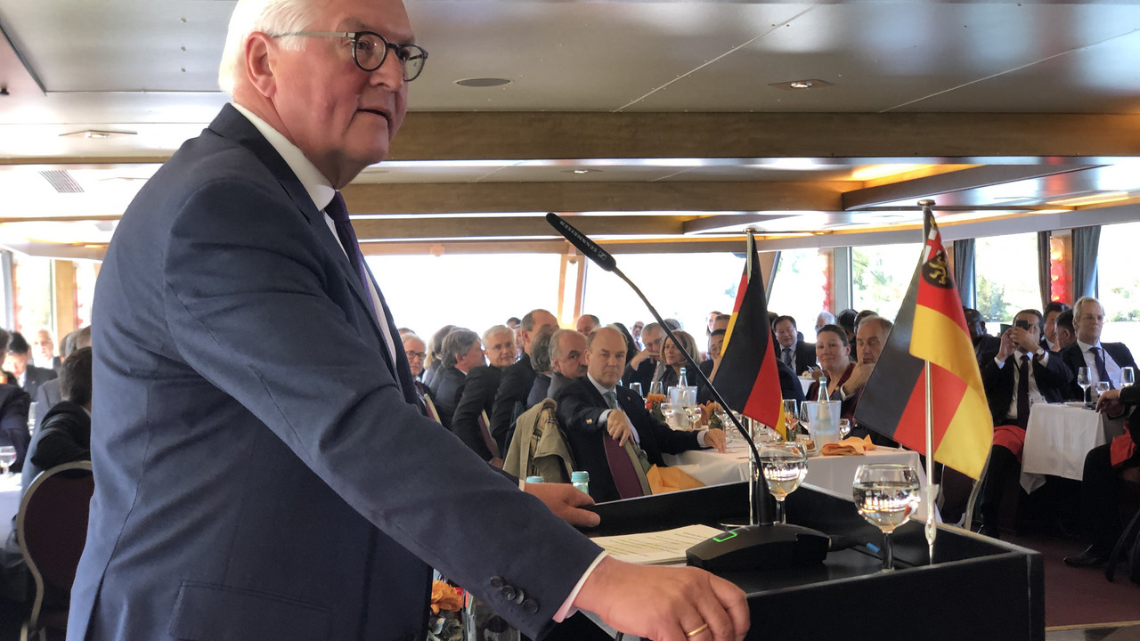 Bundespräsident Steinmeier besucht mit Diplomaten Rheinland-Pfalz