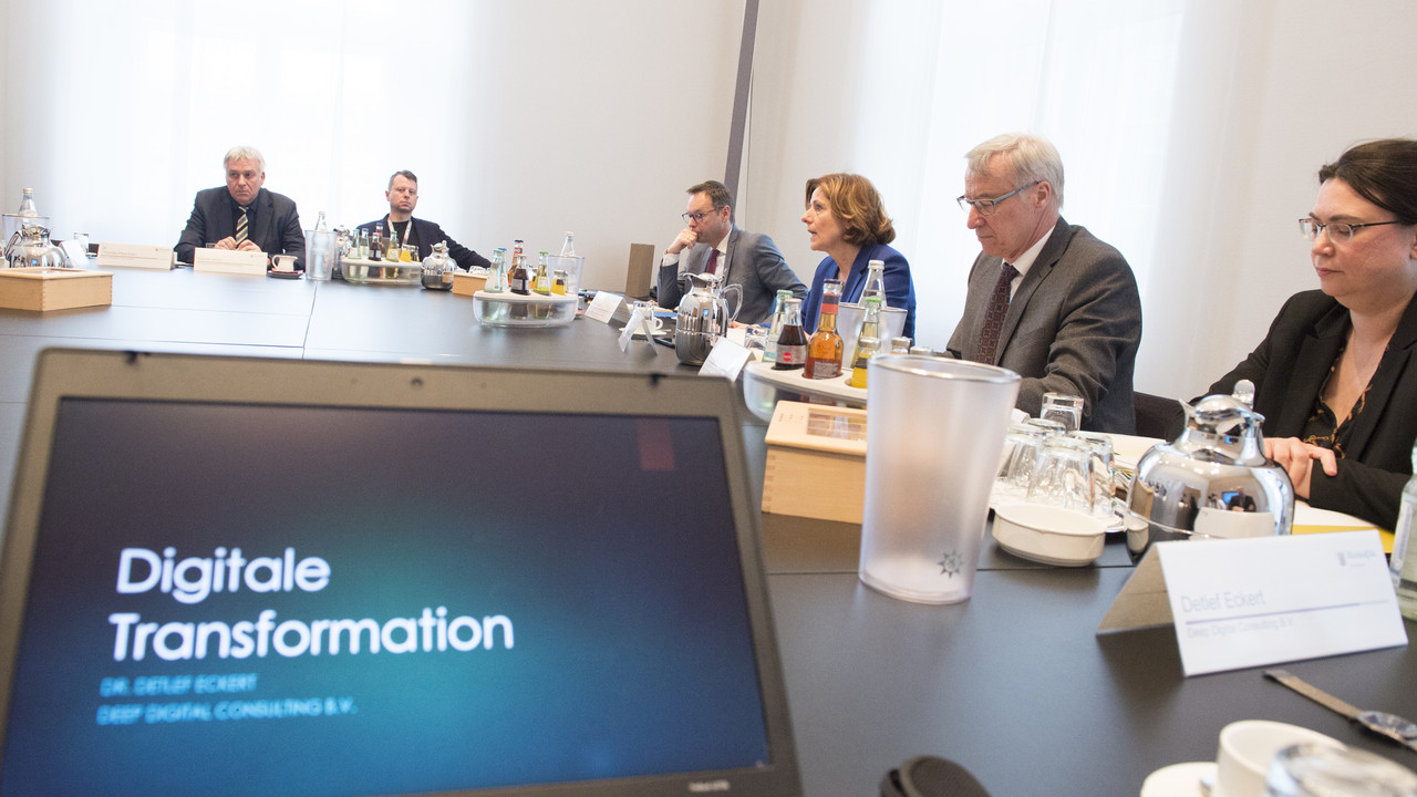 Erste Sitzung des Transformationsrates in der Staatskanzlei in Mainz