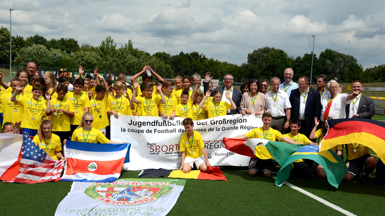 Jugendfussballcamp der Großregion; Foto: Harald Tittel / © Staatskanzlei
