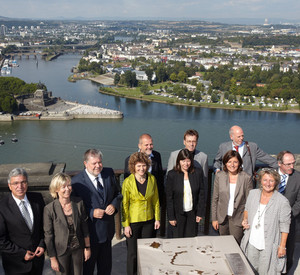 Ministerrat in Koblenz; Bild: Frey