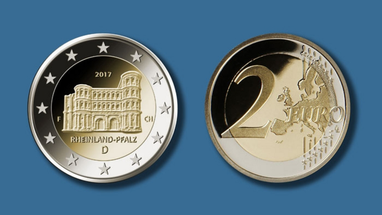 Muenze Zwei-Euro-Münze