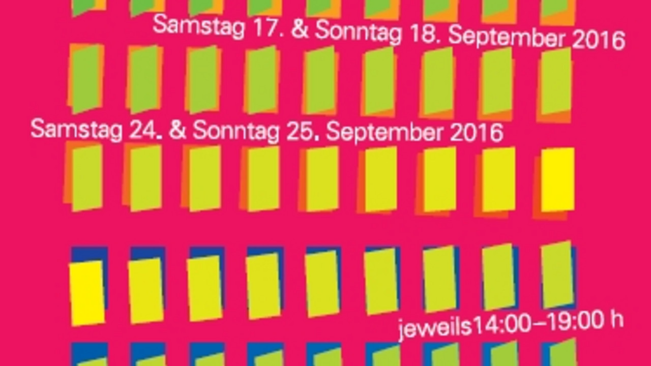 Ausschnitt des Titelblattes der Broschüre zu den offenen Ateliers 2016