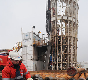 Fracking bei der Förderung von Erdgas; Bild: dpa