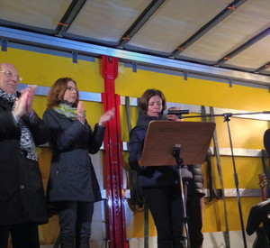 Ministerpräsidentin Malu Dreyer bei der Demonstration des Wäller Bündnisses für Menschlichkeit und Toleranz