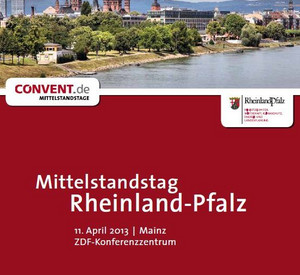 Ausschnitt des Titels der Veranstaltungsbroschüre „Mittelstandstag 2013"; Bild: Convent.de