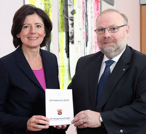 Dreyer und Burgard; Bild: Stefan Sämmer / © Staatskanzlei rlp