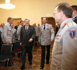 Empfang für die Bundeswehr; Bild: Vu
