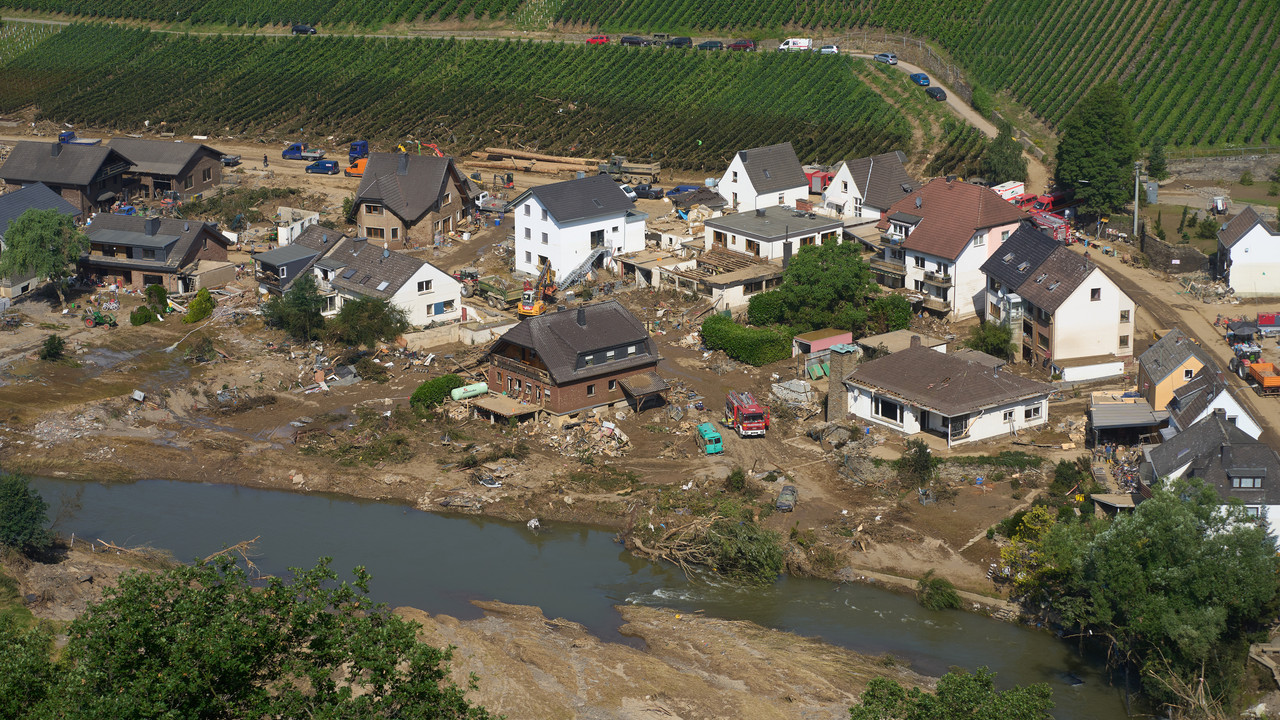 Zerstörung nach dem Unwetter in Rheinland-Pfalz