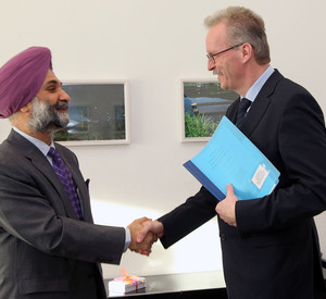 Antrittsbesuch; Bild: Sämmer / © Staatskanzlei